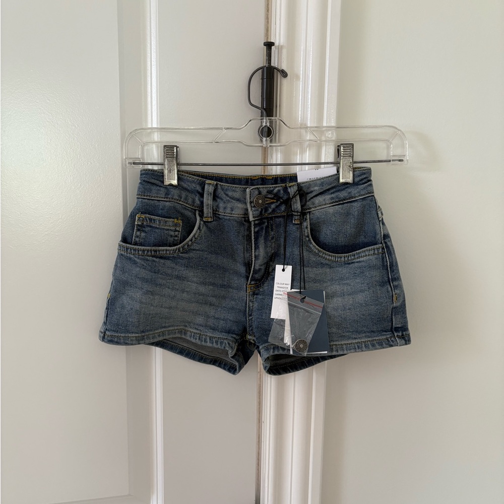 Subdued Micro-Mini Shorts